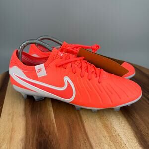 Nike Tiempo Legend 10 Elite Men's 8 - Firm Ground FG Soccer Cleats Low Hot Lava